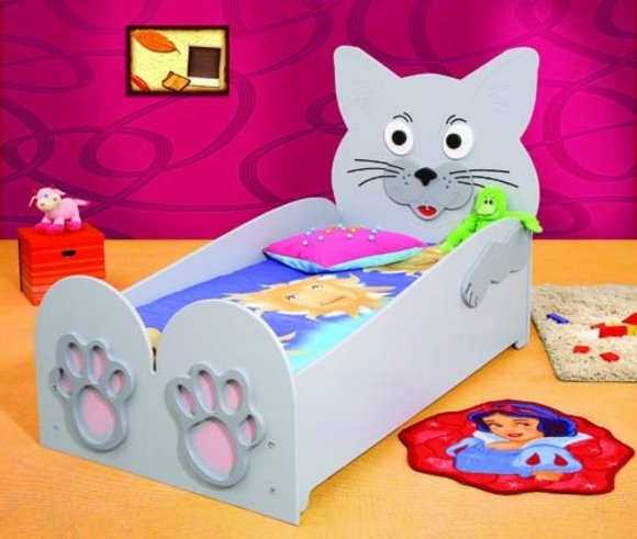 Cot Youth Bed Bed with Mattress Beds Cat