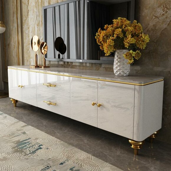 Console Dresser Sideboard Wall Table Living Room RTV Console Table Sideboard