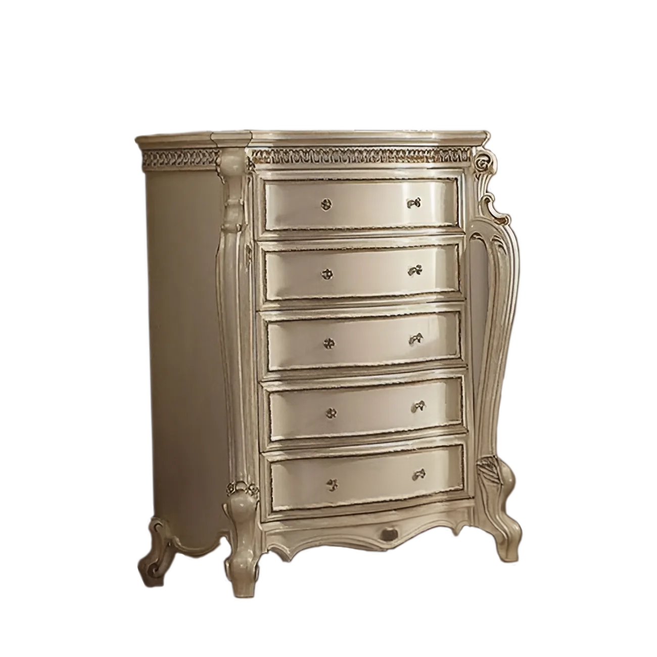 Classic baroque rococo chest of drawers - Elegant bedroom