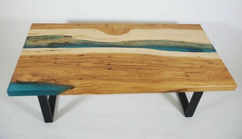 Coffee table River Table Solid epoxy resin tables 120x70 River table Real wood