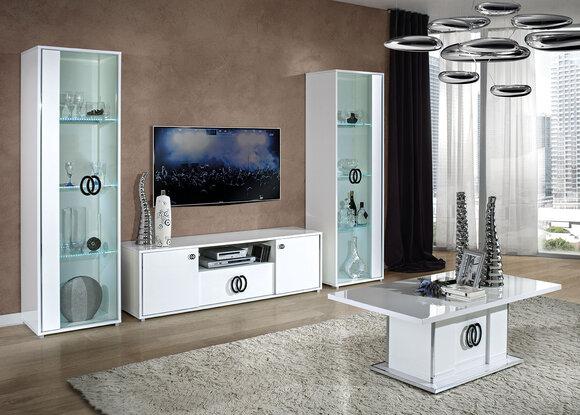 Living room rtv 2x display cabinet living room cabinets design tv modern display cabinets set 3tlg