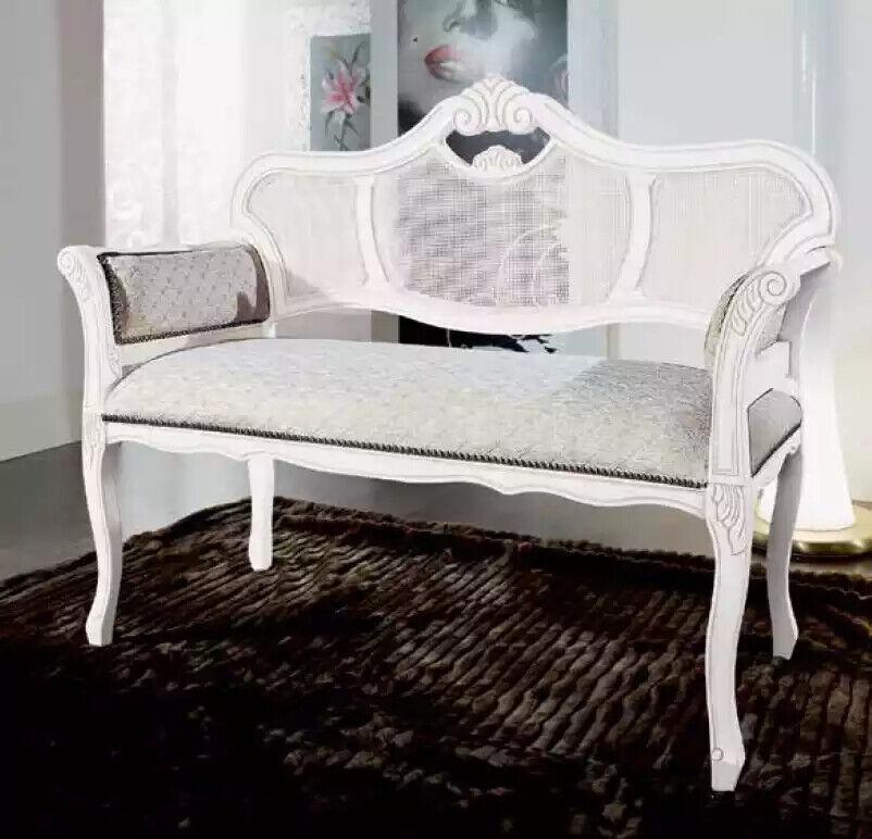 Bench Living Room Classic Bench Fabric Textile Furniture Benches Benches
