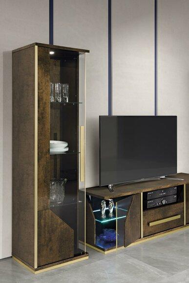 Display Cabinet 1 Door Cabinet Showcases Living Room Show Cabinets Design Glass Italy New