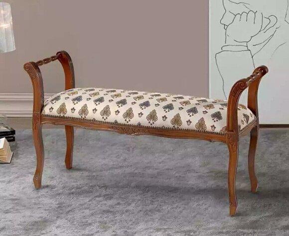 Classic bench stool bench New seating furniture upholstery textile fabric benches