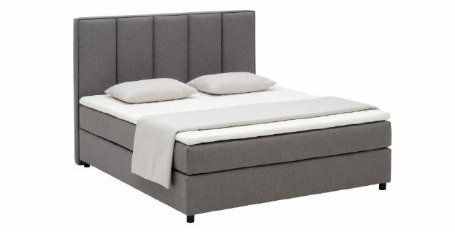 Continental double bed in modern style massive marriage textile/leather upholstered double bed model - M202