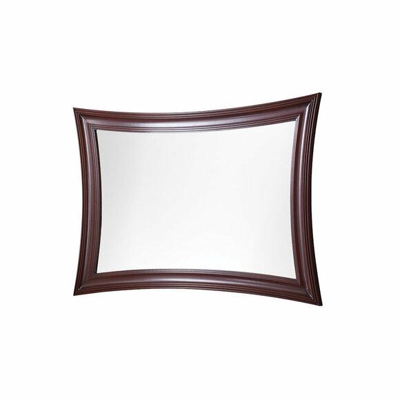 Wooden classic frame of mirror in art noveau style italian furniture Milano collection MI-B