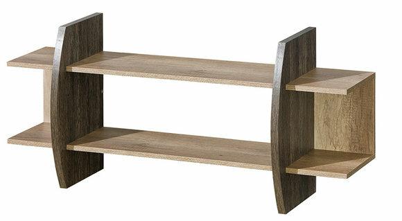 Wall shelf hanging shelf lounge bookcase books wall shelf CD shelf wood NEW R13