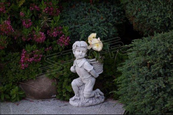 Young boy 40cm figure statue figures sculpture statues garden decoration S101147