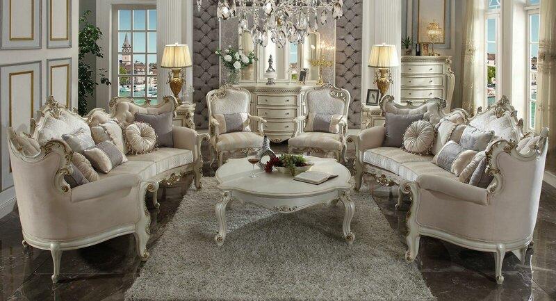 Sofa Set 4 Piece Sofa Set Design Couches Upholstery Couch Baroque Rococo Set