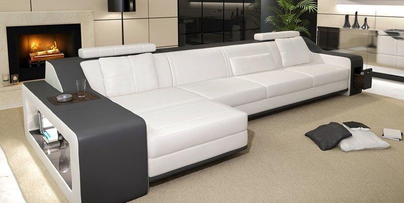 Design Corner Sofa Sofa Couch Upholstery Seat Corner Set Sofas Leather Textile Themar WG