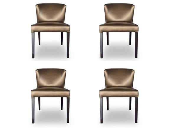 4x chairs, chair, upholstery design, Lehn set, armchair, completely modern set, new