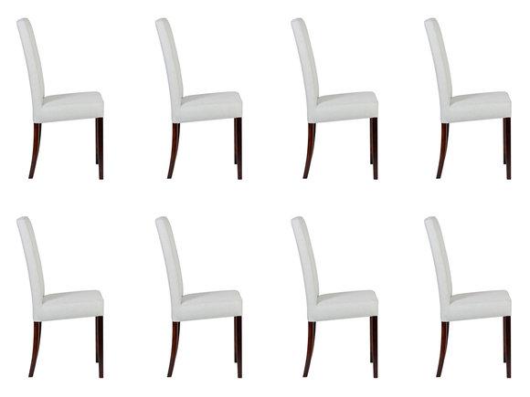 8x chairs chair upholstery design Lounge Club 8x seat Lehn set armchair new