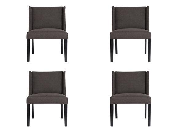 4x Chairs Chair Upholstery Design Lounge Club Seat Lehn Set Armchair New Chair 4x