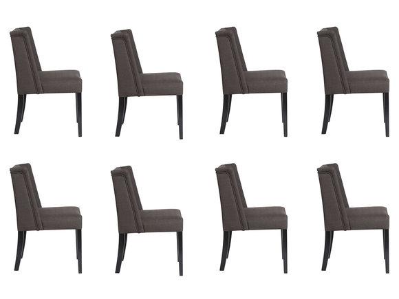 8x Chairs Chair Upholstery Design Lounge Club Seat Leh Set Armchair Vento New