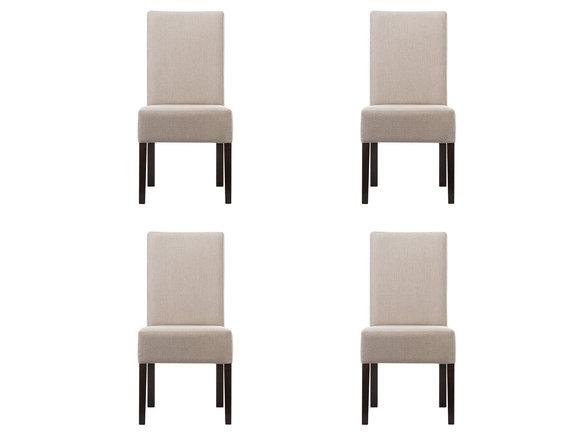 4x chair set upholstery seat chairs set waiting room office practice lounge club