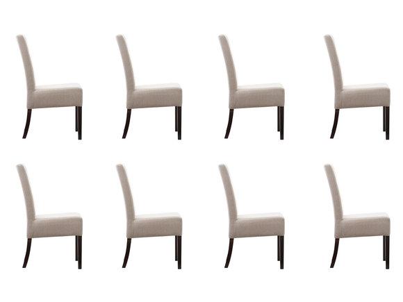 8x chair set upholstery seat chairs set waiting room office practice lounge club