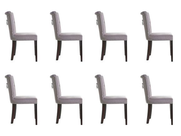 8x design upholstery seat chairs chair see set armchair lounge club set modern