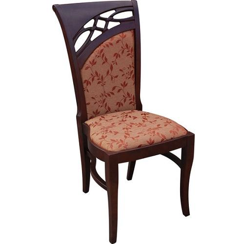 Luxury design upholstered chair chairs seat lean office office dining room wood K51 new