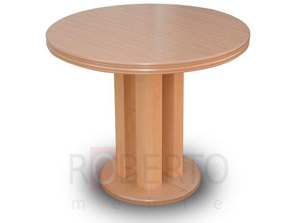 Round Table Round Tables Dining Room Living Room Wood Extendable up to 90 x 240 cm