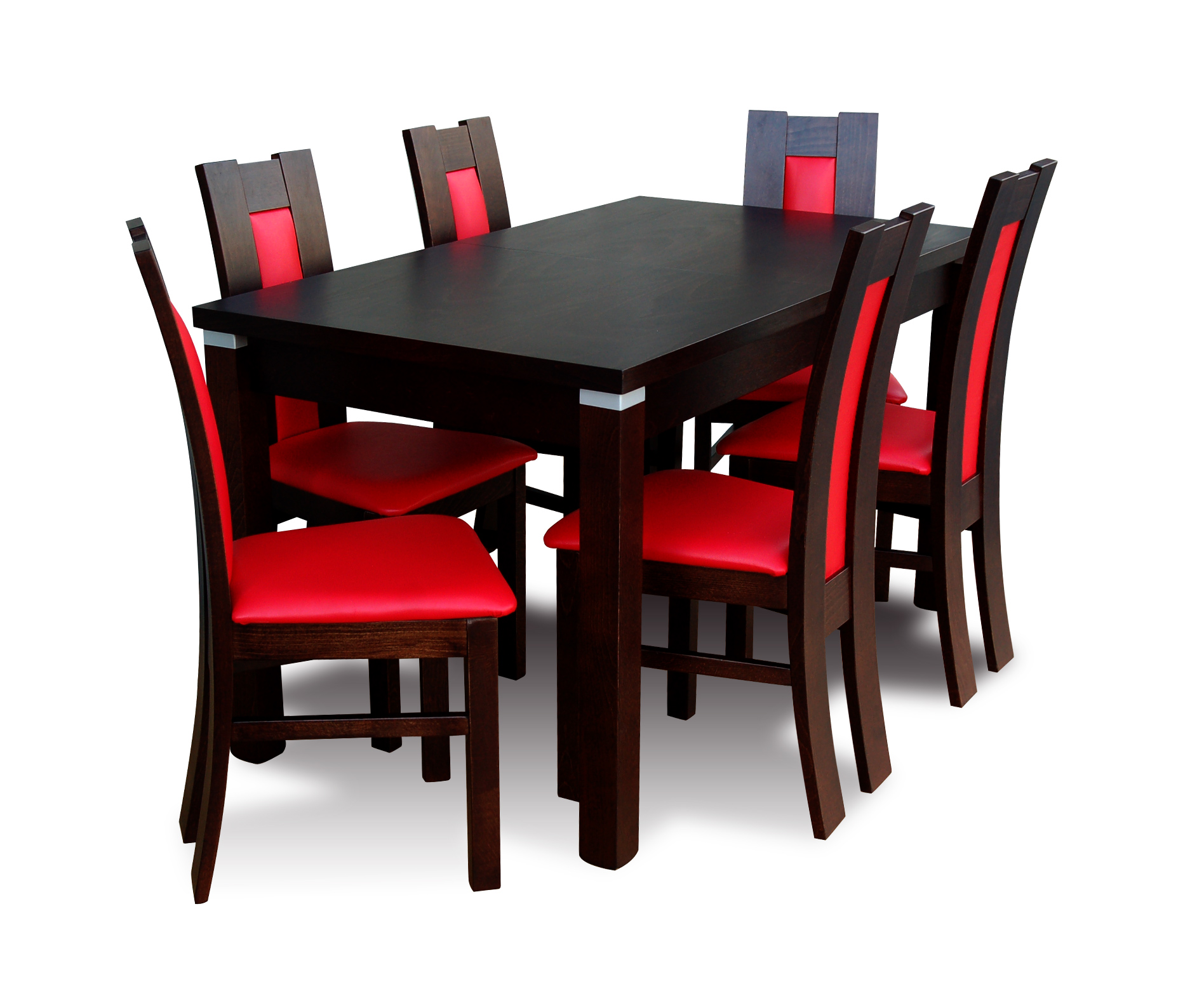 Modern dining room table chair set tables + 6 chairs designer dining set wood