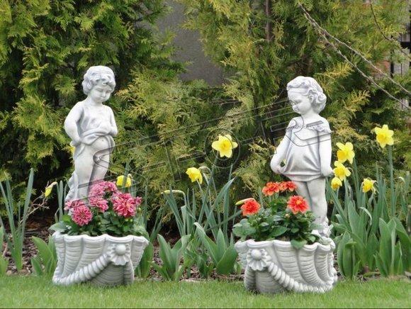 Figure flower pot plant pot decoration figure flower pots garden vases S101074