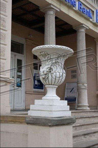 Flower vase flowers box garden stone decoration deco flowers vessel XXL S108003