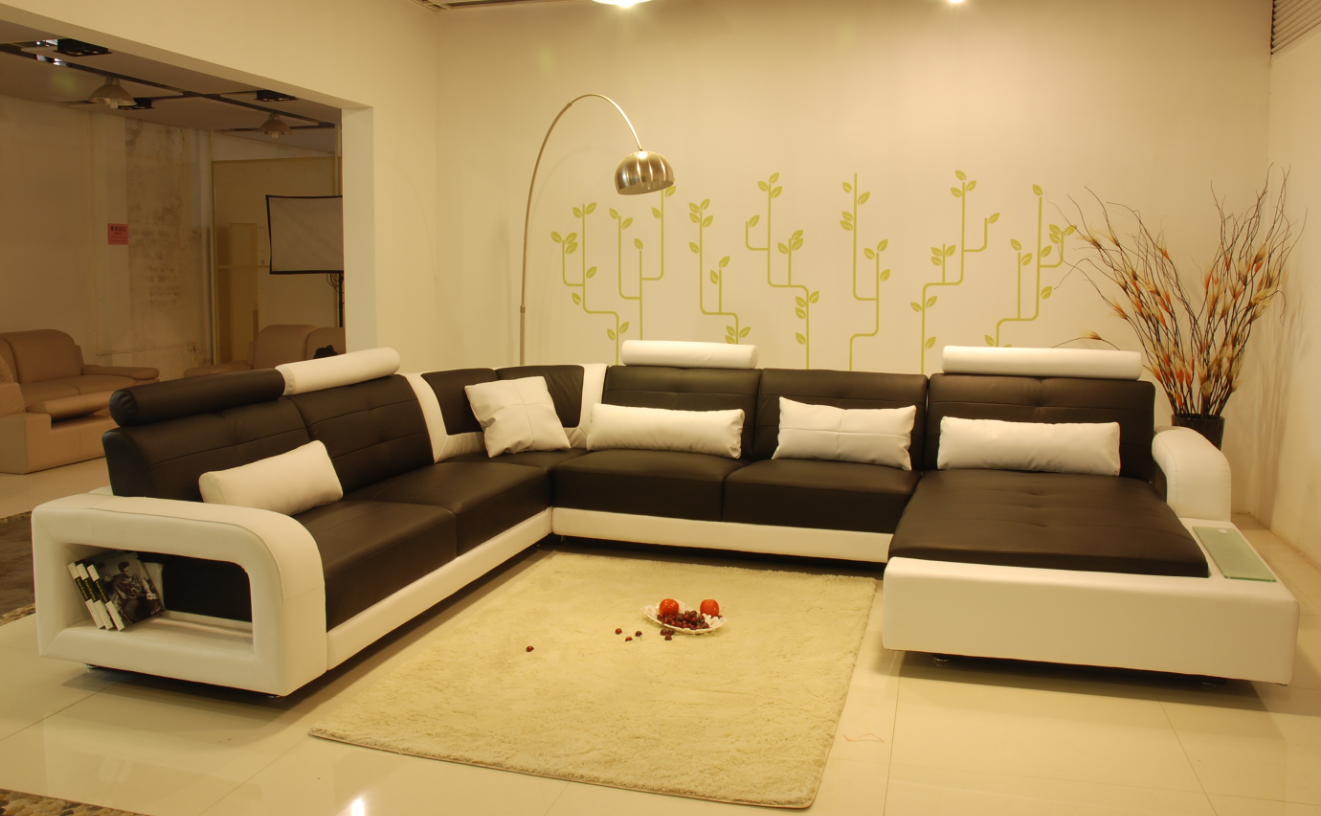 Corner Sofa Upholstery Couch Sofa Living Landscape Seat Corner Set Leather Textile H2209