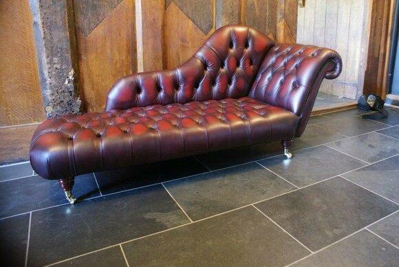 Lounge Club Chesterfield Sofa Lounger 2 Seater Upholstered Loungers Chaise Longues Leather