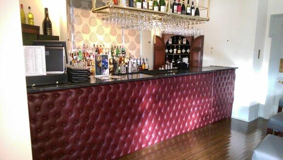 bespoke fabrication panels bar wall cladding padded upholstery