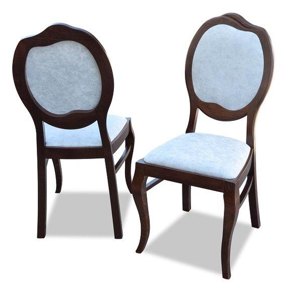 6x chair set real wood upholstery seat dining room set dining room chairs K15