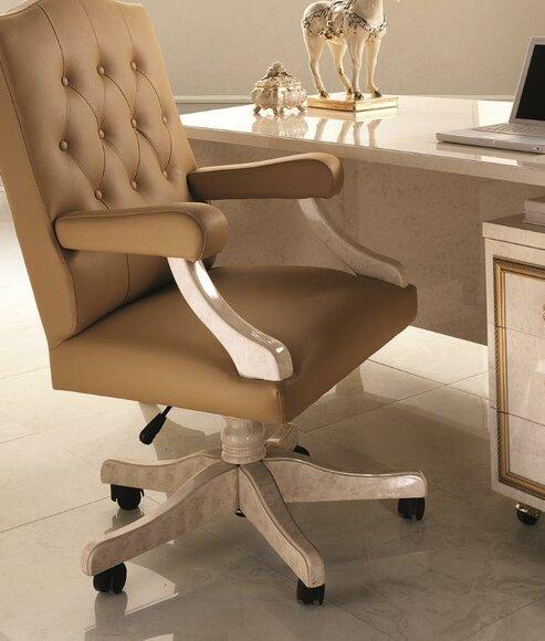 Office chesterfield executive leather armchair in nouveau style italian furniture arredoclassic™