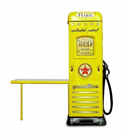 Petrol Station Wardrobe Wardrobe with Desk Car Petrol Station Design Yellow