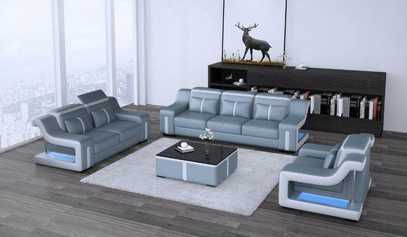 Design modern sofa set sofa set living room set 3+2+1 + coffee table