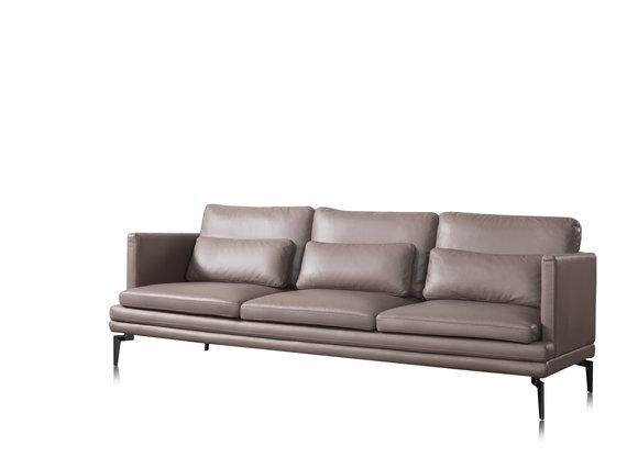 Sofa Three Seater Couch Upholstery Design Seat Room Furniture Modern Leather 3 Seater Sofas