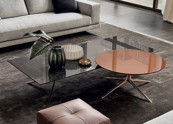 Coffee Table Design Metal Marble Round Gold Italy Furniture Table Living Room Tables