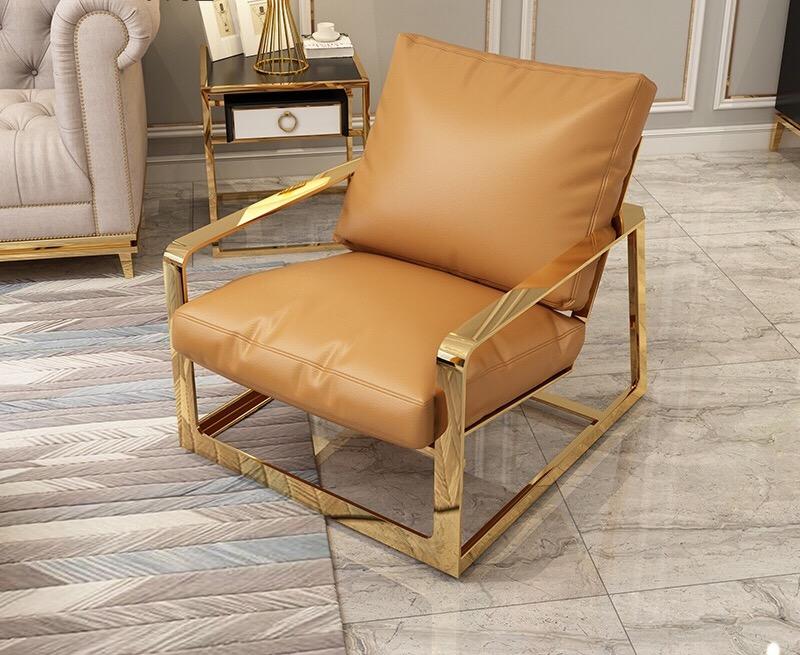 Armchair Design Upholstery Lounge Club Seat Relax Luxury Room Wait New Leather Chair