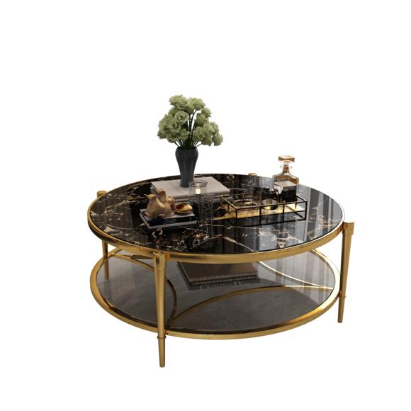 Couch Table Glass Sofa Round Side Designer Round Tables Metal Italy Furniture