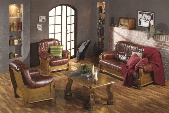 Classic set 3+2+2 seater upholstered sofa set couch sofa 100% leather sofa