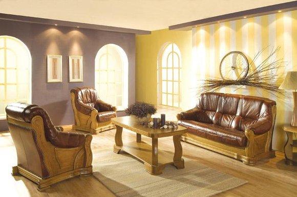 Complete set leather set leather sofa sofa seat couch 3+2+2 couches