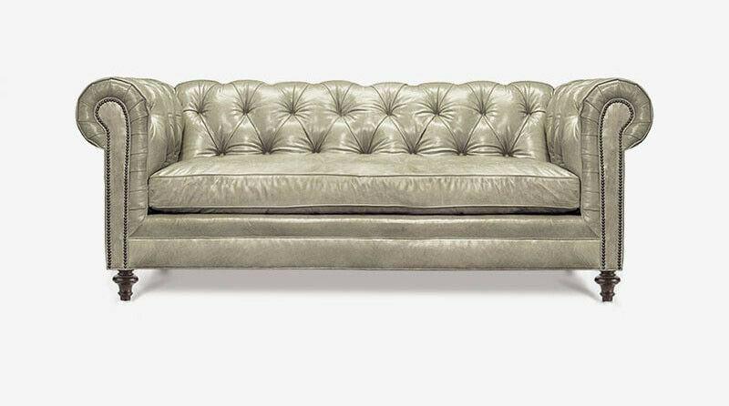 Luxurious Chesterfield Classic Sofa Set 3+2+1 Seaters Faux Leather Upholstered Beige Glossy Couch Soft Seats