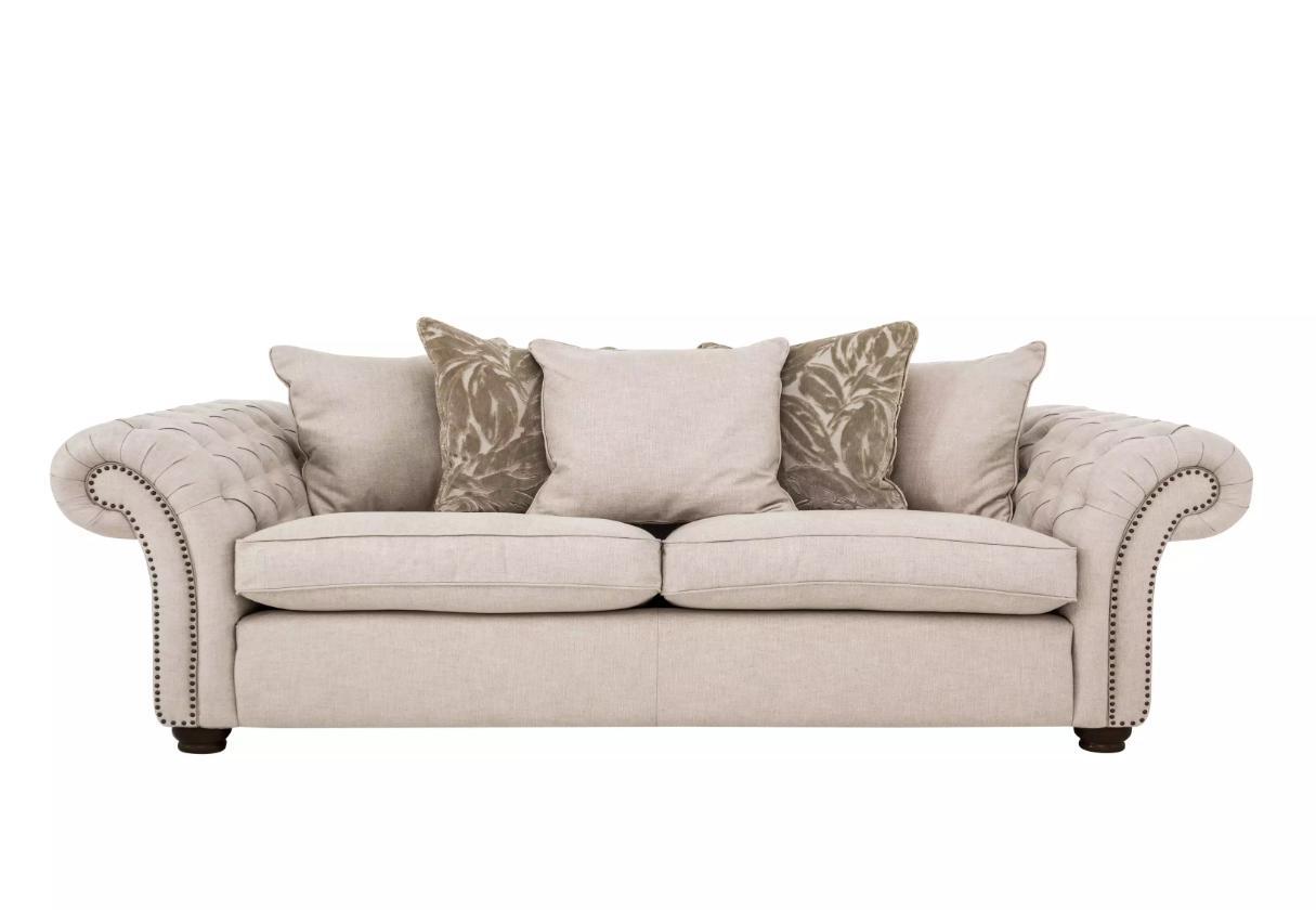 Country Style Furniture - Chesterfield Sofa Seat Cozy Couch Fabric jvfurniture®