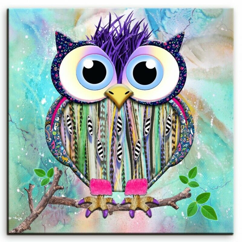 Nursery Picture Pictures for Kids Owl Colorful