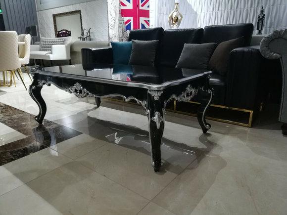 Baroque Rococo Extra Class Coffee Table Wood Table Side Sofa Couch Tables New