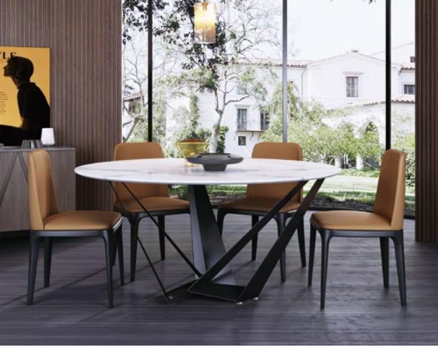 Round Luxury Dining Table Designer Dining Tables 130cm Conference Round Tables Furniture New