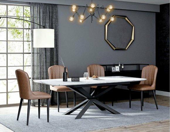 Dining room design furniture chair set table + 4 back chairs 5 pcs set new