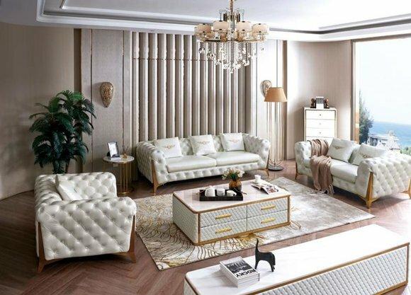 Italian luxury furniture living room seat 3+2+1 sofa set furniture couch sofa new