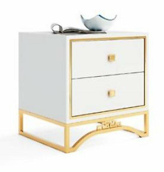 Table Bedside Table Sofa Table Side Table Bed Table with Drawer White High Gloss