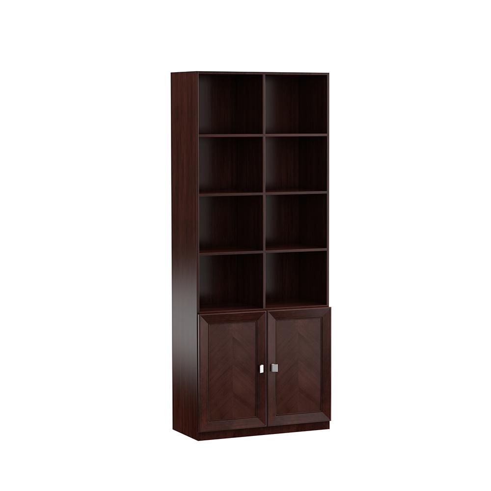 System Office Furniture Showcase Filing Cabinet Classic Wooden Cabinet Shelf Monaco M4