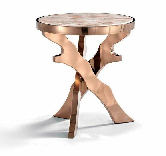 Couch Side Table Round Tables Round Metal Glass Designer Living Room New Sofa