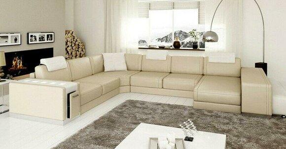 Corner Sofa Sofa Living Landscape U Shape Upholstery Couch Leather Sofa Stool Design Sofas